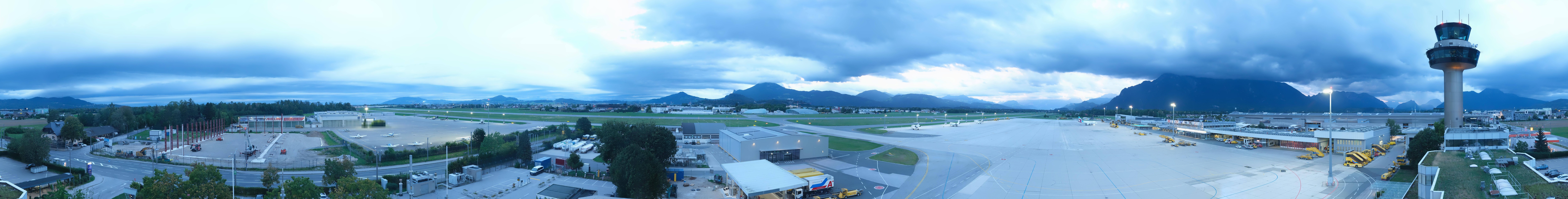 Archiv Foto Webcam Flughafen Salzburg