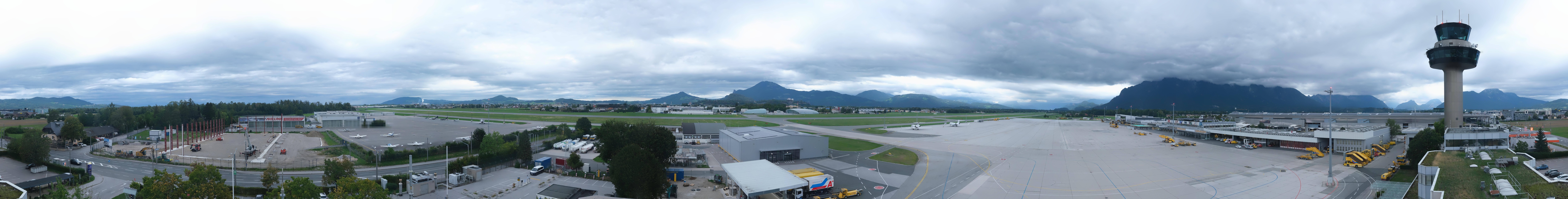 Archiv Foto Webcam Flughafen Salzburg