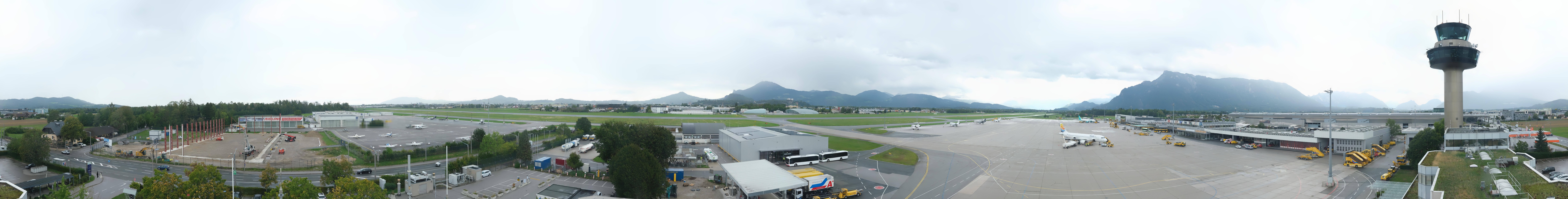 Archiv Foto Webcam Flughafen Salzburg