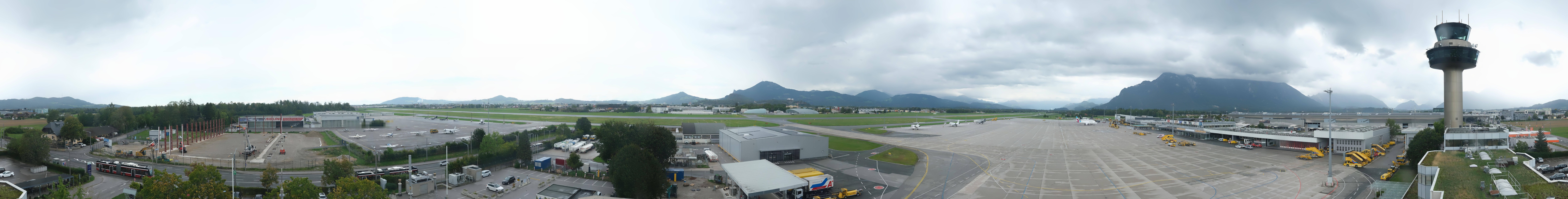 Archiv Foto Webcam Flughafen Salzburg