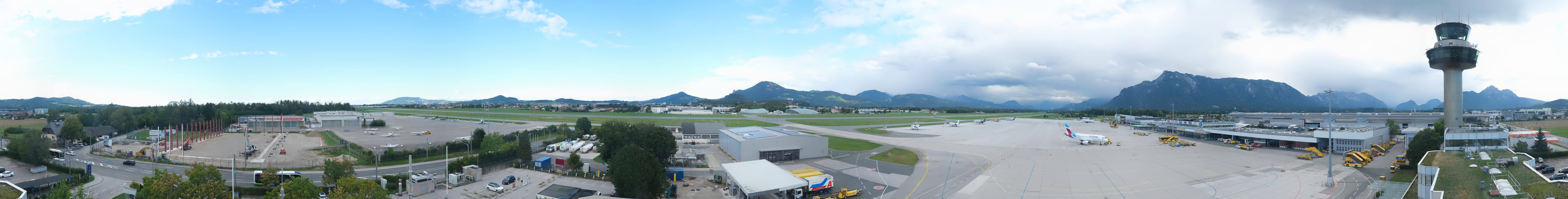 Archiv Foto Webcam Flughafen Salzburg