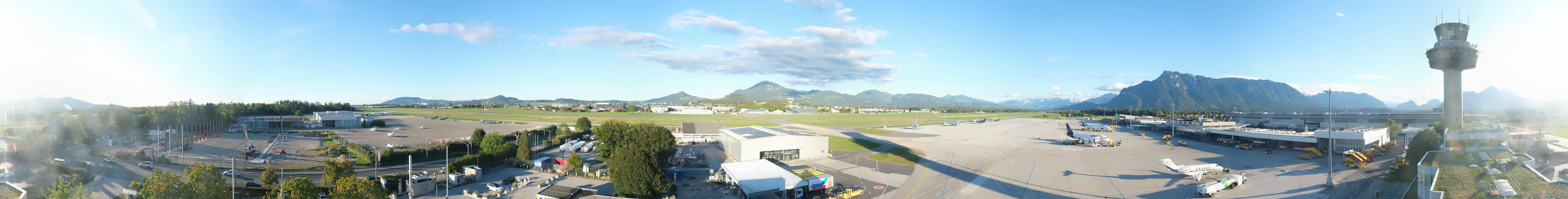 Archiv Foto Webcam Flughafen Salzburg