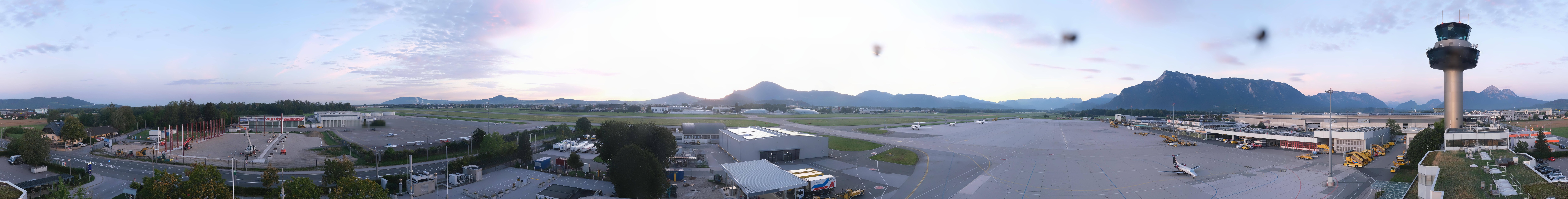 Archiv Foto Webcam Flughafen Salzburg