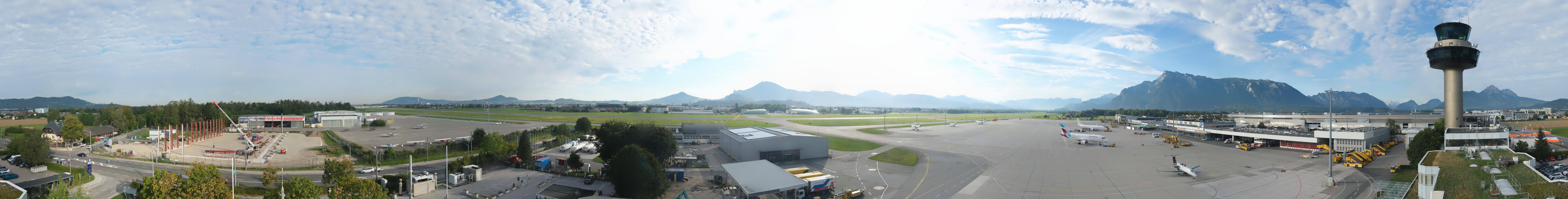 Archived image Webcam Salzburg Airport Panorama