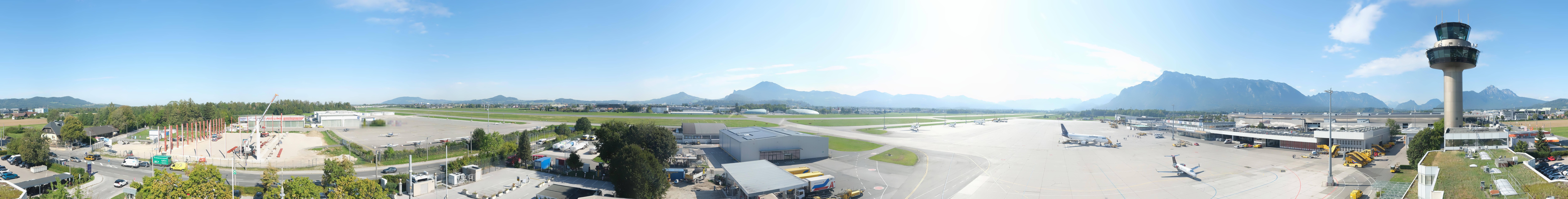 Archived image Webcam Salzburg Airport Panorama
