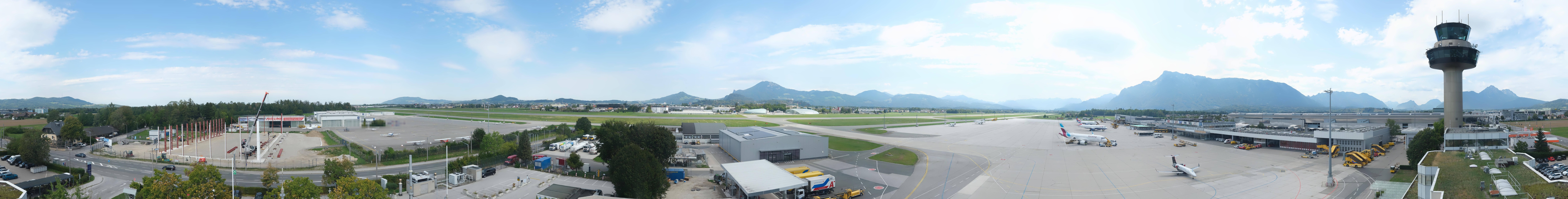 Archived image Webcam Salzburg Airport Panorama