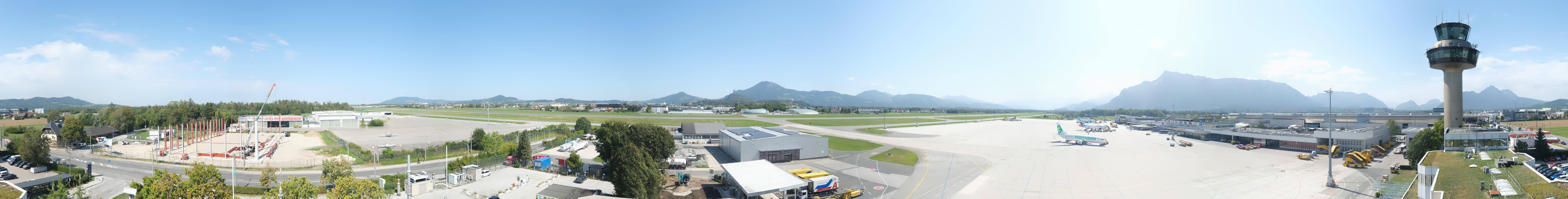 Archiv Foto Webcam Flughafen Salzburg