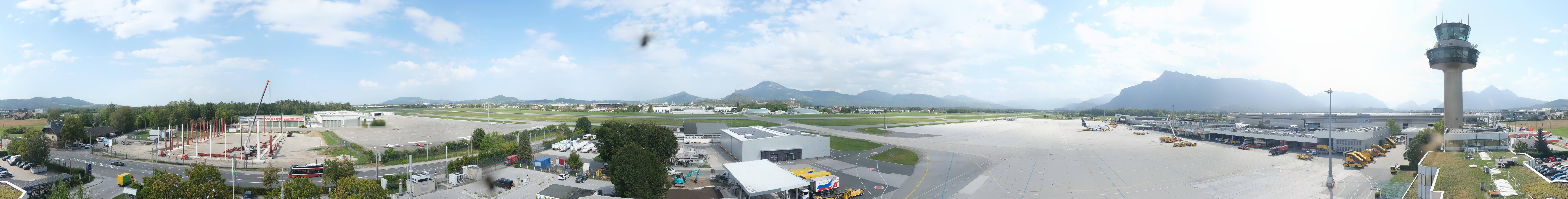 Archiv Foto Webcam Flughafen Salzburg