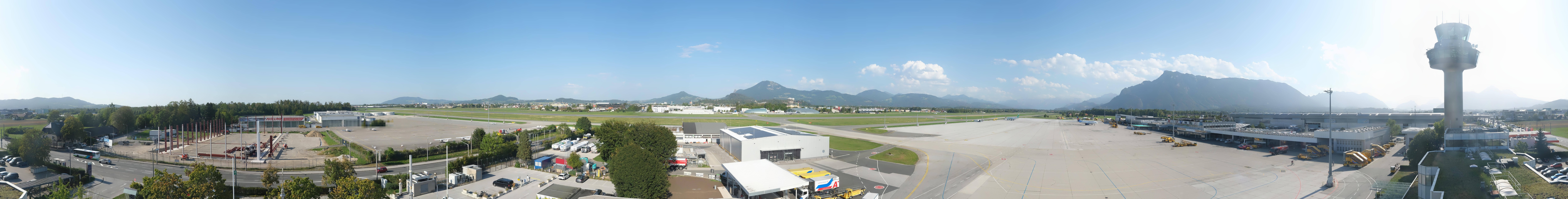 Archived image Webcam Salzburg Airport Panorama