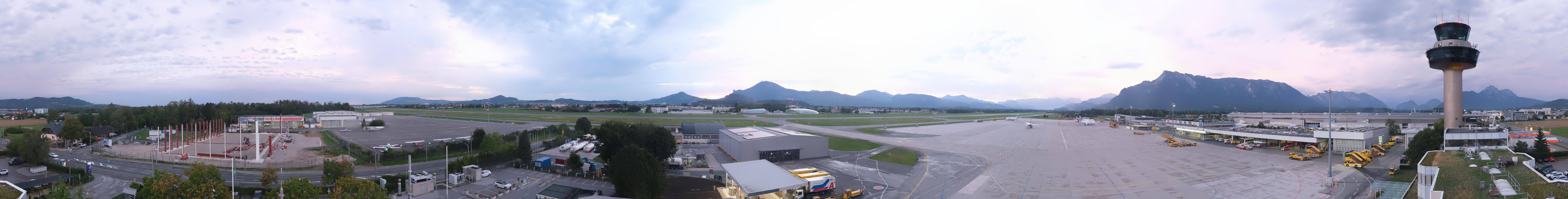 Archiv Foto Webcam Flughafen Salzburg