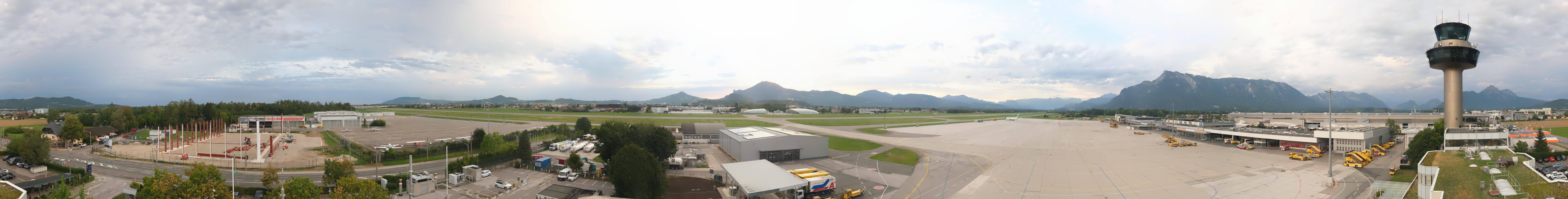 Archiv Foto Webcam Flughafen Salzburg