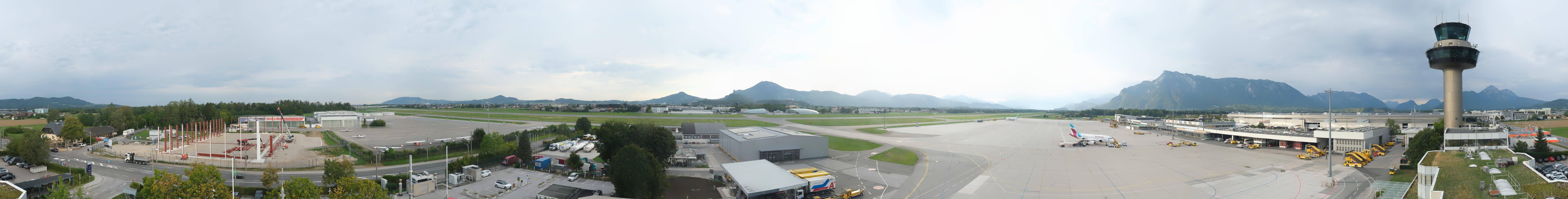 Archiv Foto Webcam Flughafen Salzburg