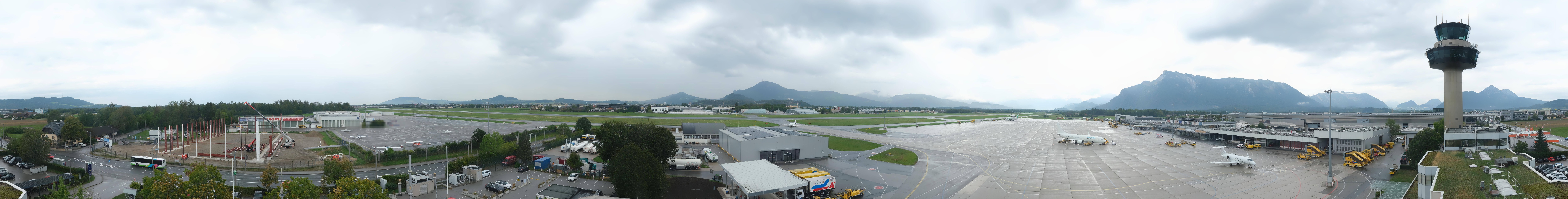 Archiv Foto Webcam Flughafen Salzburg