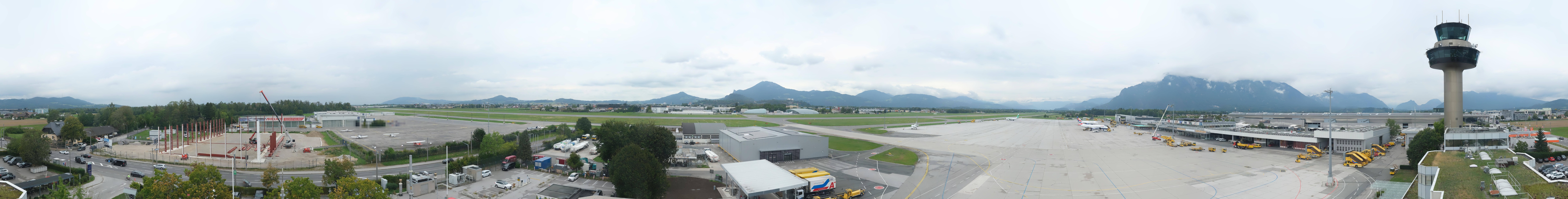 Archiv Foto Webcam Flughafen Salzburg