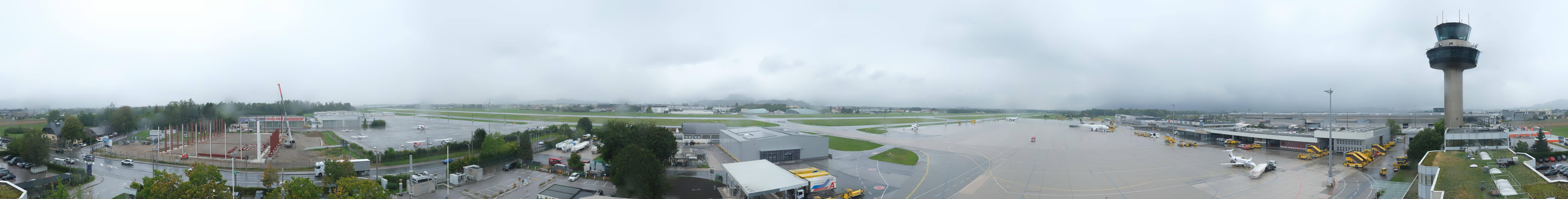 Archiv Foto Webcam Flughafen Salzburg