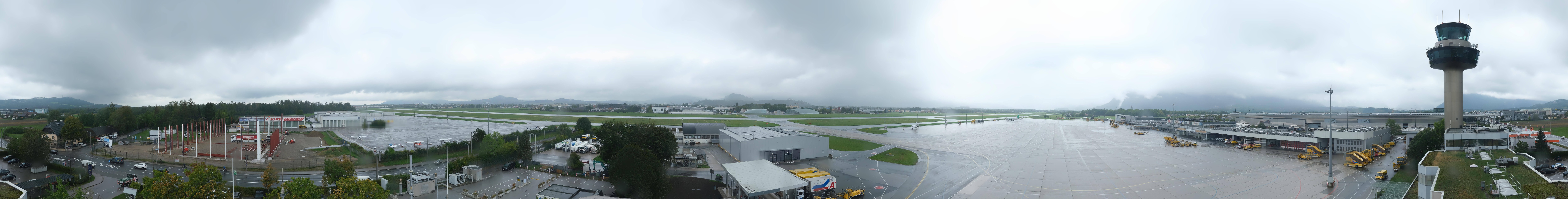 Archiv Foto Webcam Flughafen Salzburg