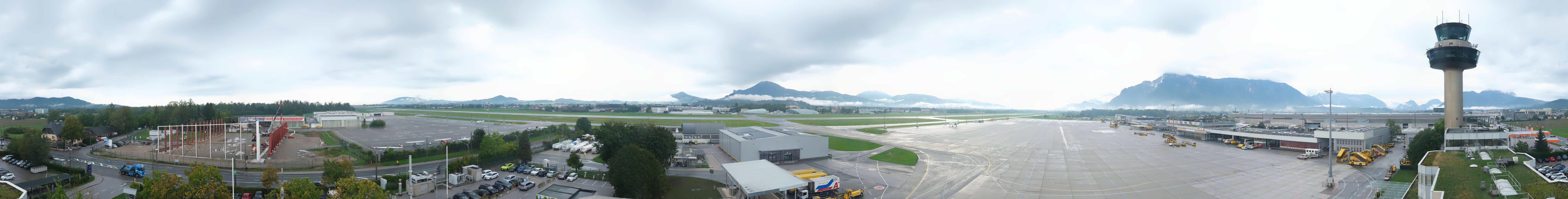 Archived image Webcam Salzburg Airport Panorama