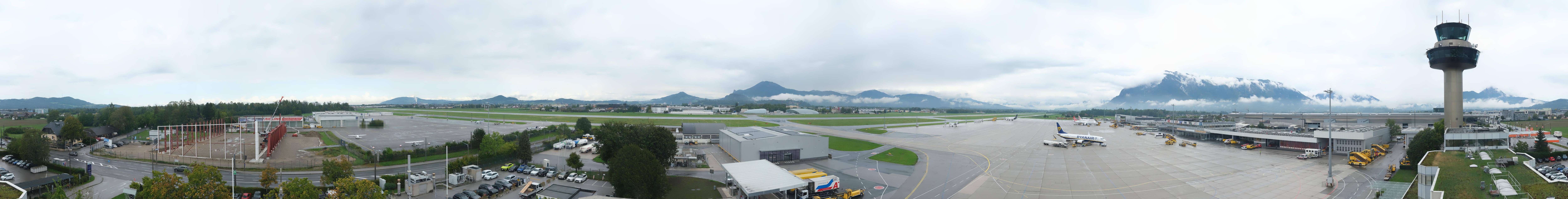 Archived image Webcam Salzburg Airport Panorama