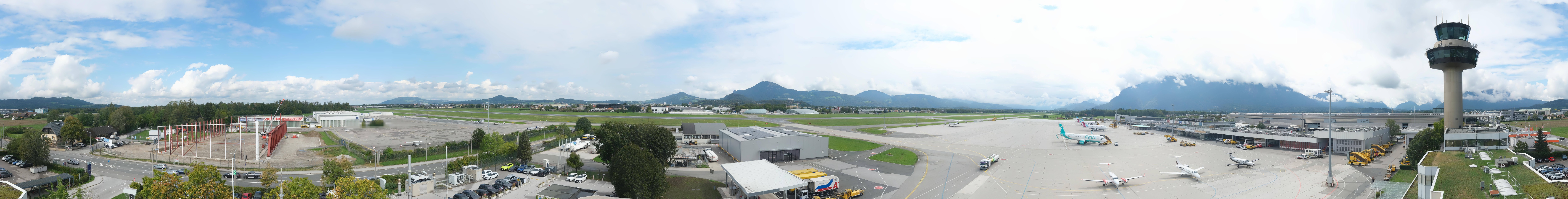 Archived image Webcam Salzburg Airport Panorama