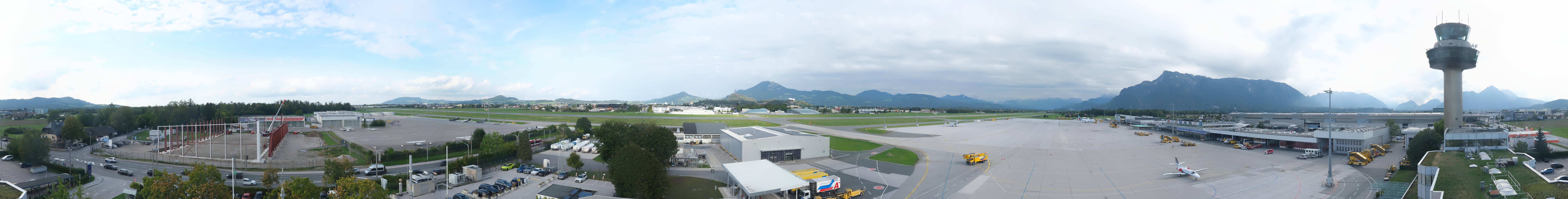 Archived image Webcam Salzburg Airport Panorama
