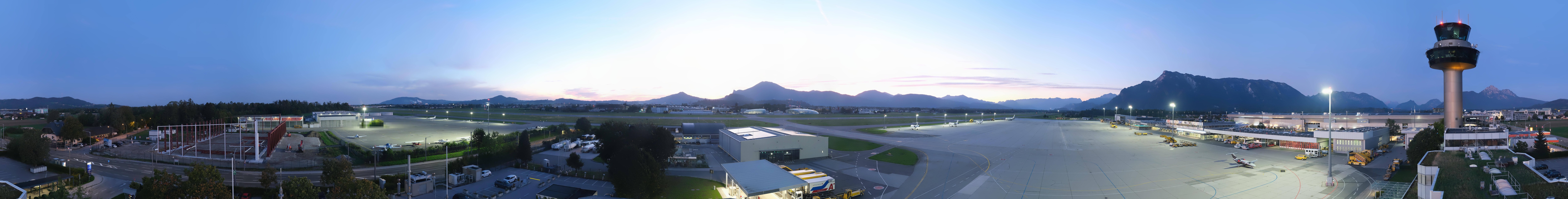 Archiv Foto Webcam Flughafen Salzburg
