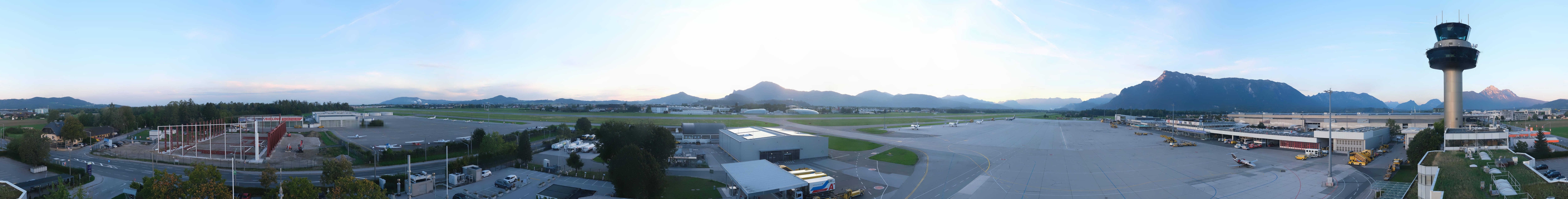 Archiv Foto Webcam Flughafen Salzburg