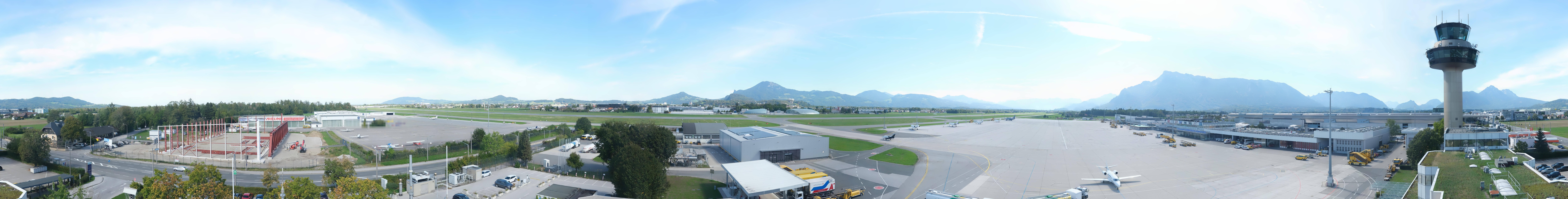 Archiv Foto Webcam Flughafen Salzburg