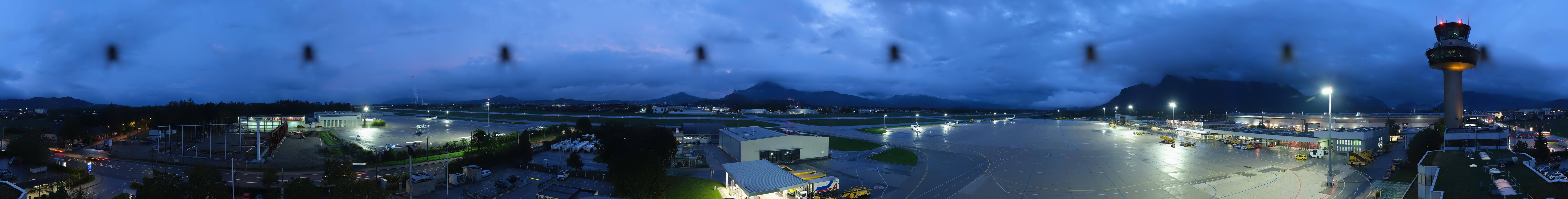 Archiv Foto Webcam Flughafen Salzburg