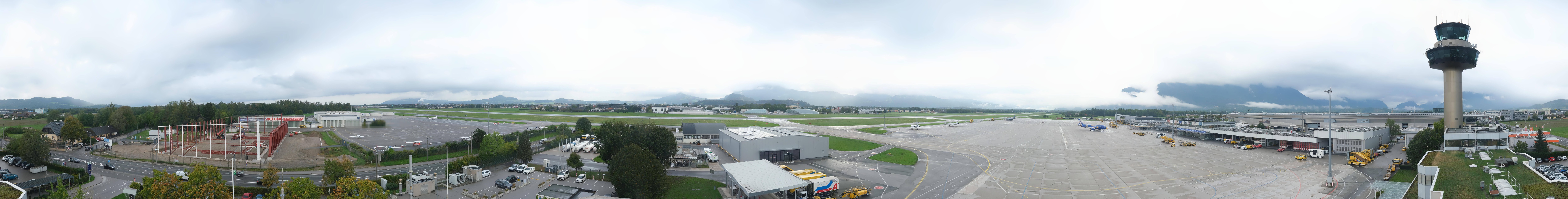 Archiv Foto Webcam Flughafen Salzburg