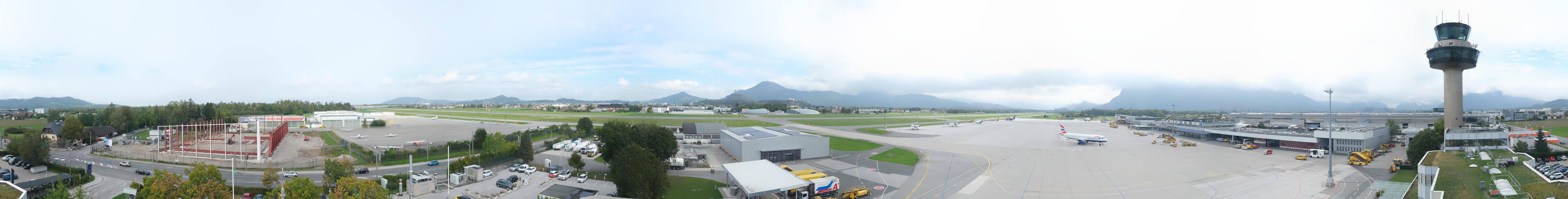 Archived image Webcam Salzburg Airport Panorama