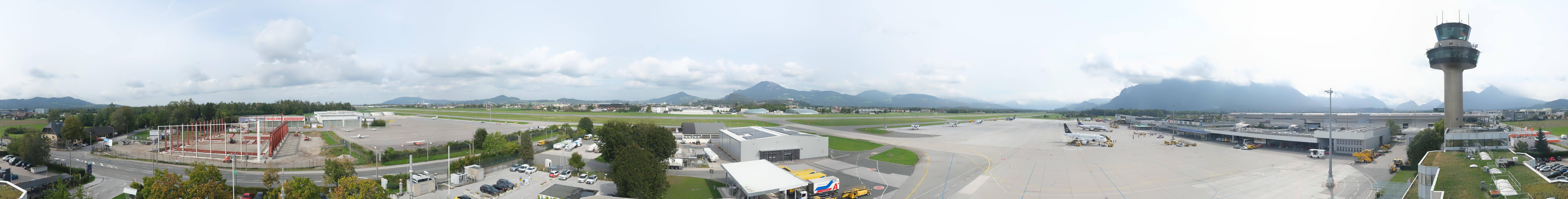 Archived image Webcam Salzburg Airport Panorama