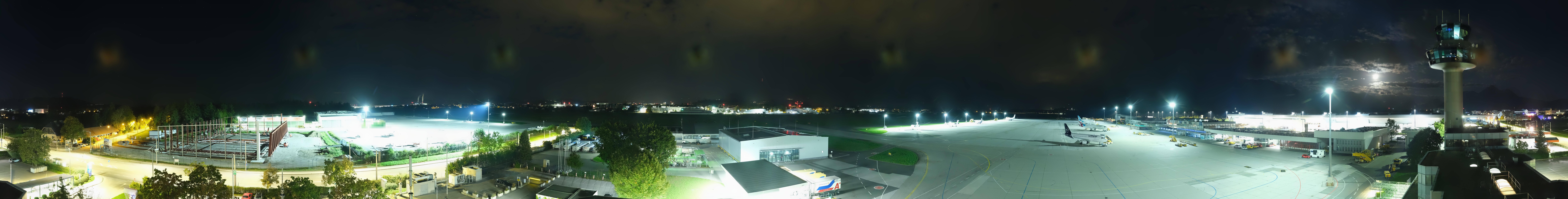 Archiv Foto Webcam Flughafen Salzburg