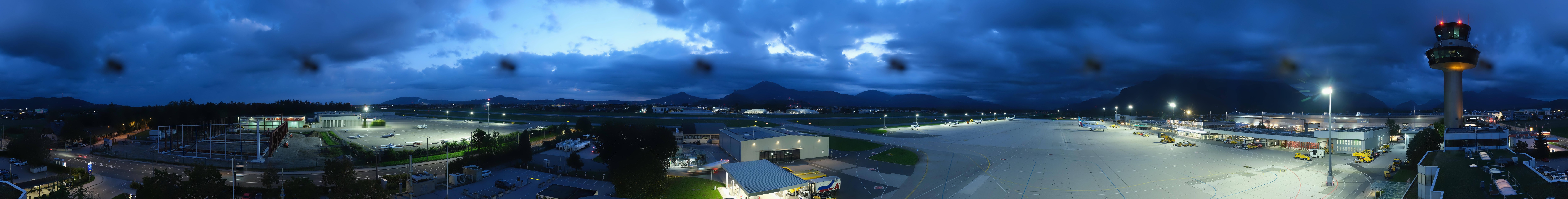 Archiv Foto Webcam Flughafen Salzburg