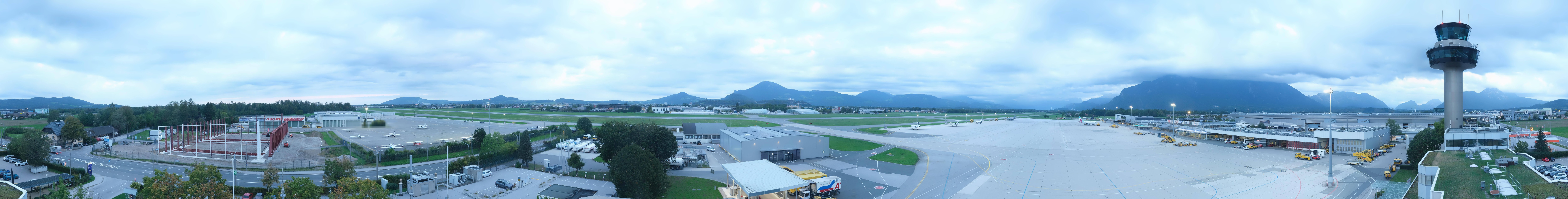 Archiv Foto Webcam Flughafen Salzburg