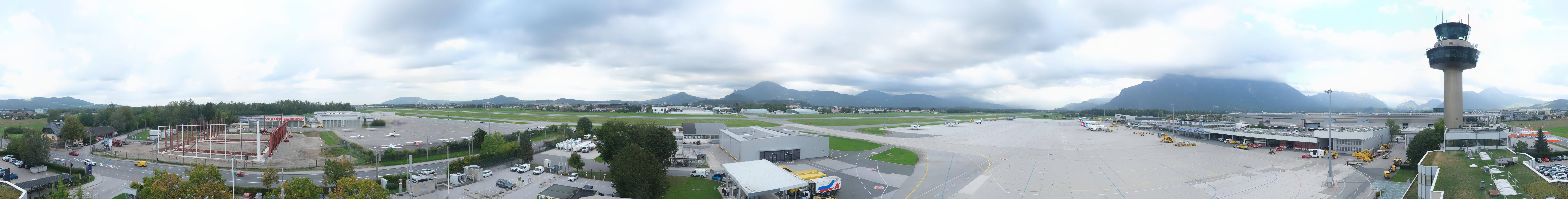 Archiv Foto Webcam Flughafen Salzburg