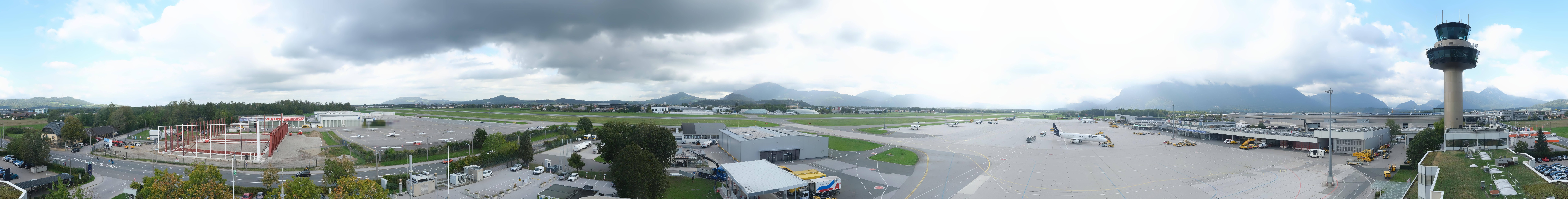 Archived image Webcam Salzburg Airport Panorama