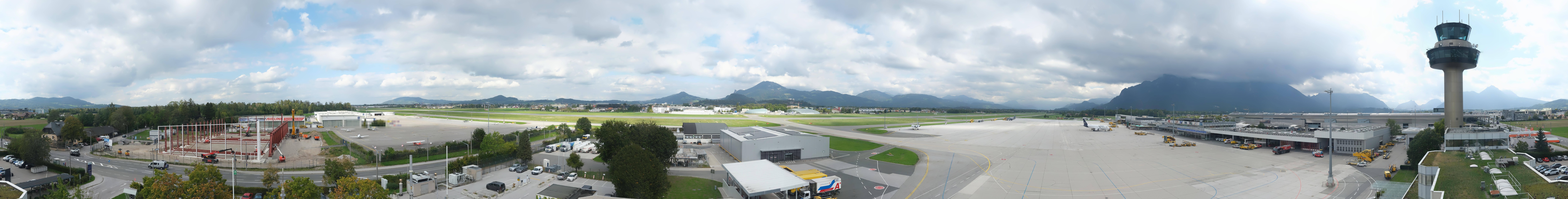 Archiv Foto Webcam Flughafen Salzburg