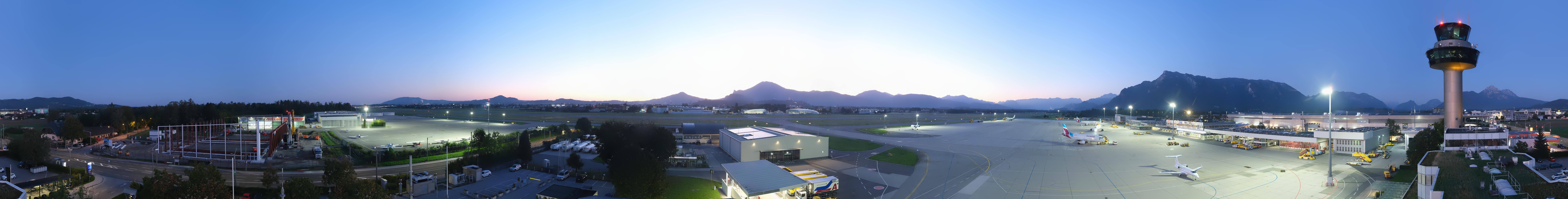 Archiv Foto Webcam Flughafen Salzburg