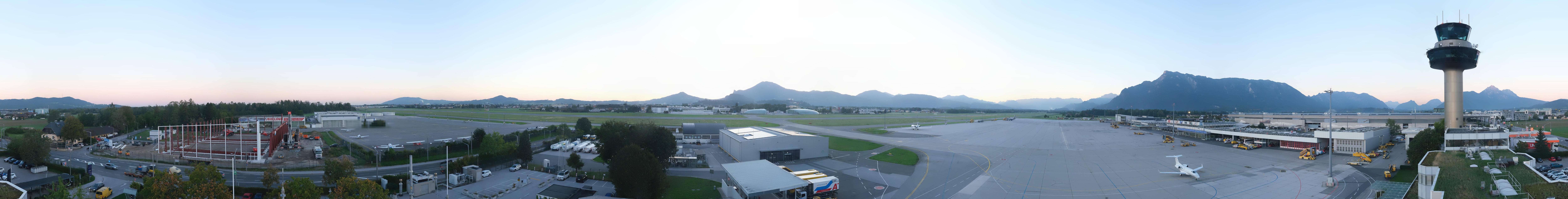Archiv Foto Webcam Flughafen Salzburg