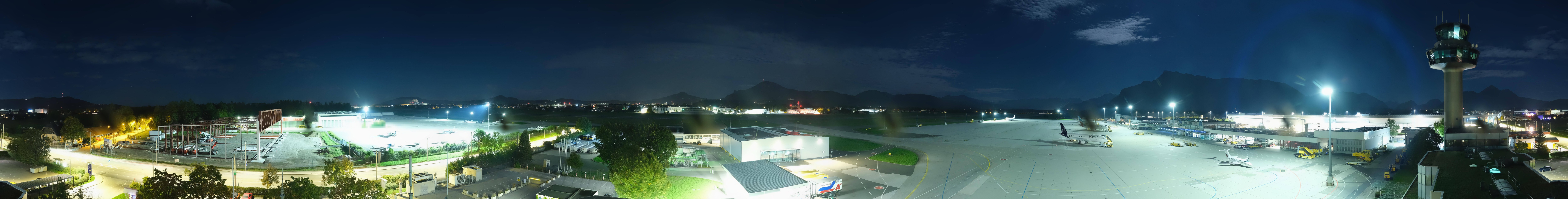 Archiv Foto Webcam Flughafen Salzburg