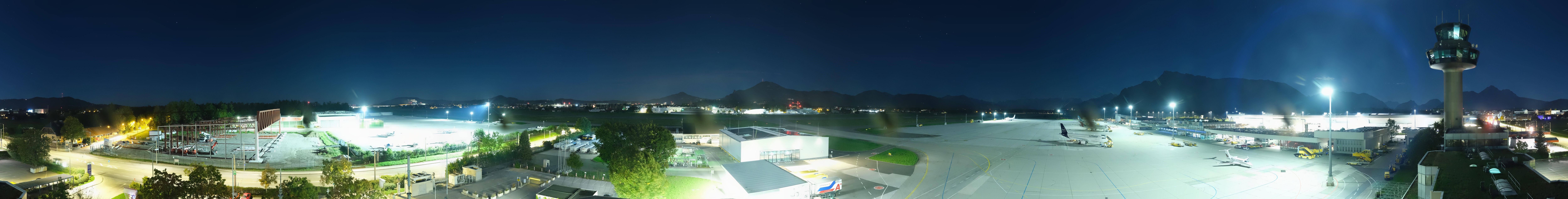 Archiv Foto Webcam Flughafen Salzburg