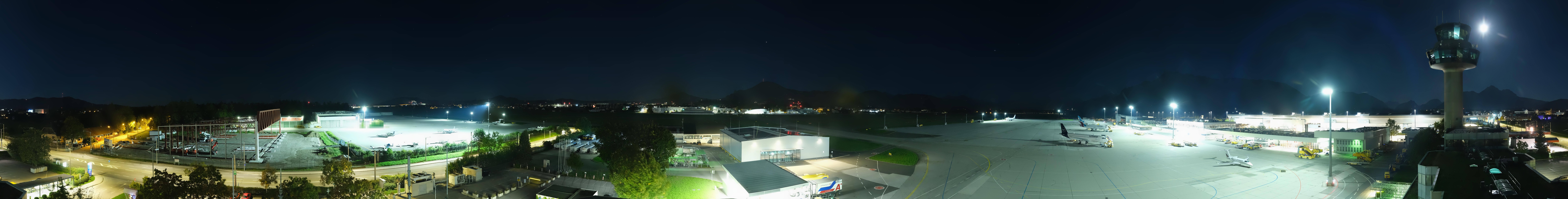 Archiv Foto Webcam Flughafen Salzburg