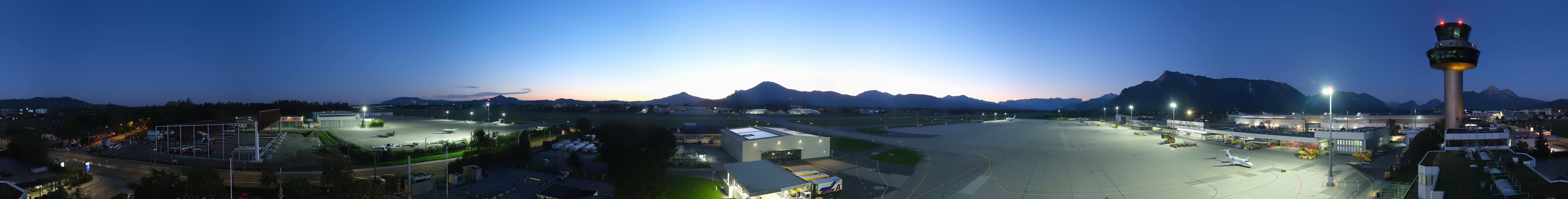 Archiv Foto Webcam Flughafen Salzburg