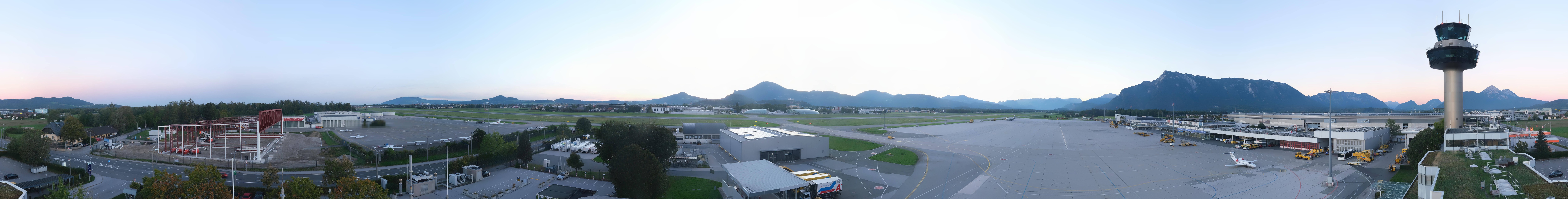 Archived image Webcam Salzburg Airport Panorama