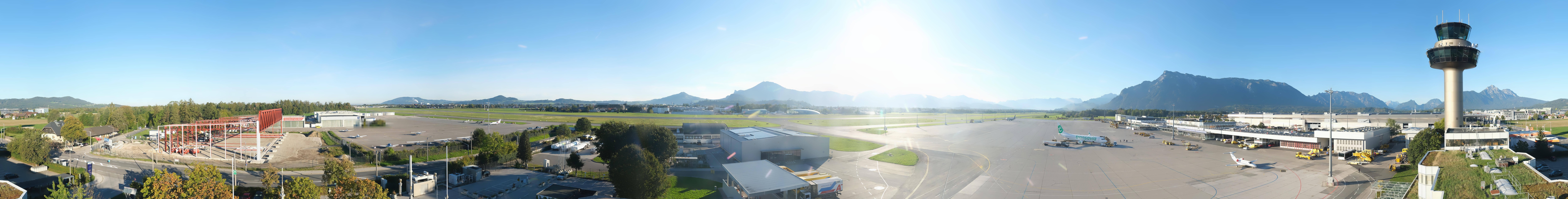 Archived image Webcam Salzburg Airport Panorama