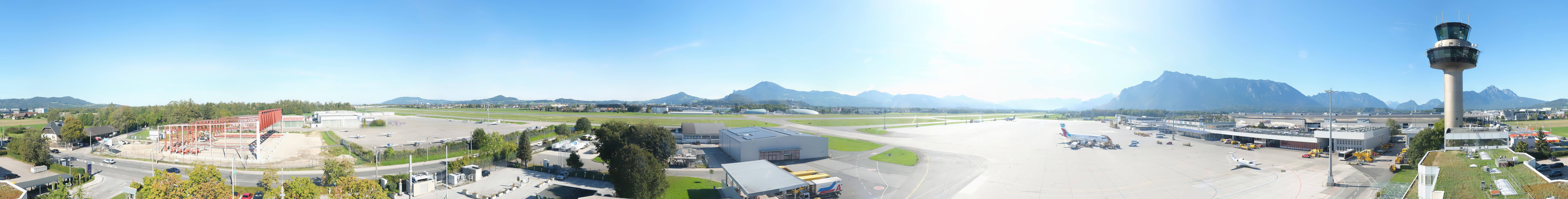 Archived image Webcam Salzburg Airport Panorama