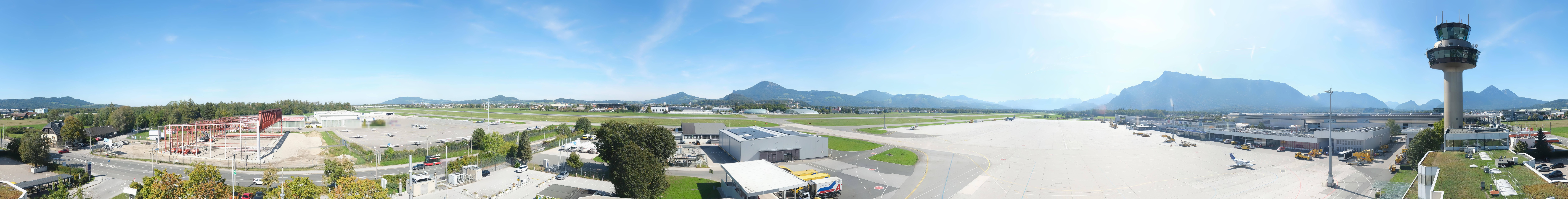 Archived image Webcam Salzburg Airport Panorama