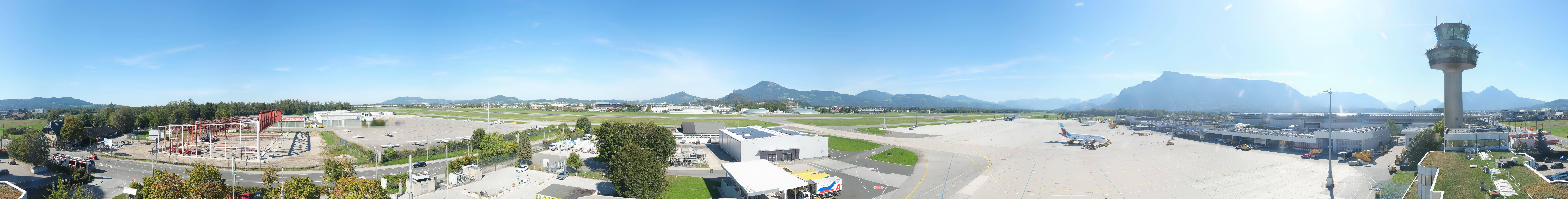 Archived image Webcam Salzburg Airport Panorama