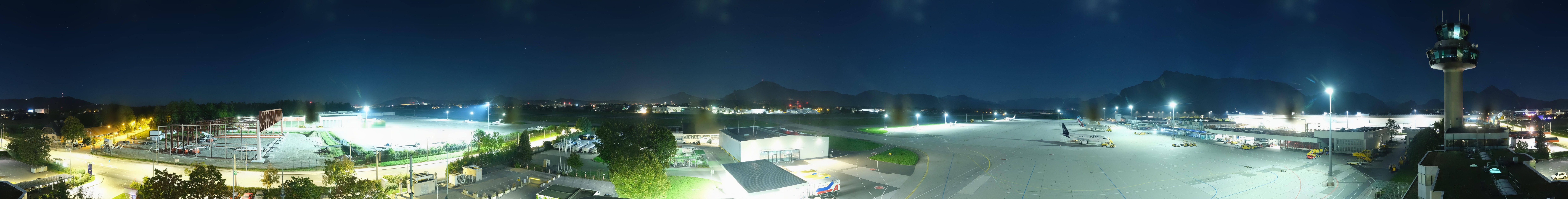 Archiv Foto Webcam Flughafen Salzburg