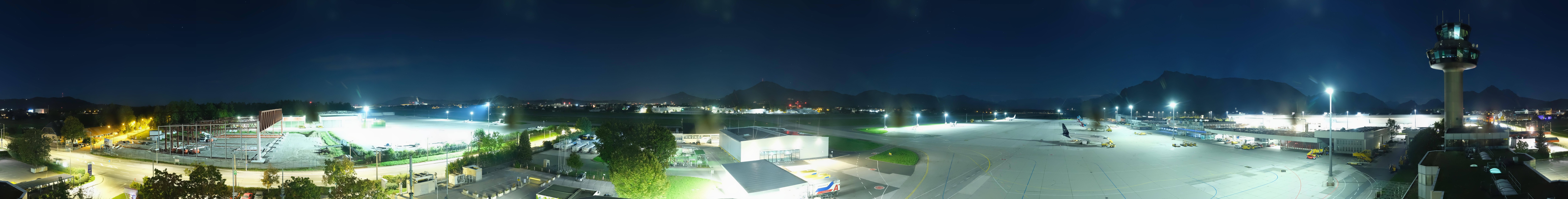 Archiv Foto Webcam Flughafen Salzburg